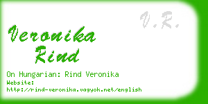 veronika rind business card